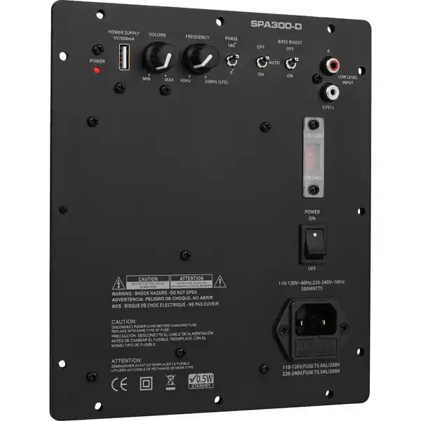 Bestseller Dayton Audio SPA300-D 300 Watt Class-D Subwoofer Amplificatore a Piastra