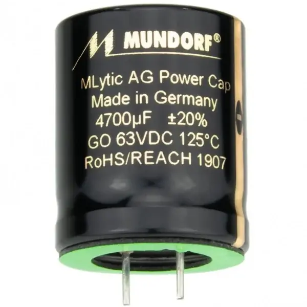 Ultime Pezzi Mundorf MLGO63-15000 15000 µF 20% 63 V MLytic AG Power Condensatore