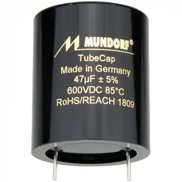 Mundorf TCAP-100T5.550 100 µF 5% 550 V TubeCap Super Prezzo