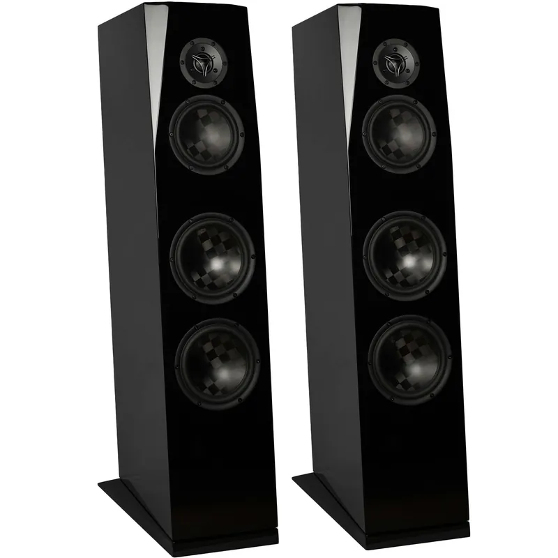 Offerta Limitata SB Acoustics SASANDU TX Black High-Gloss Tower Kit Altoparlante with TeXtreme drivers