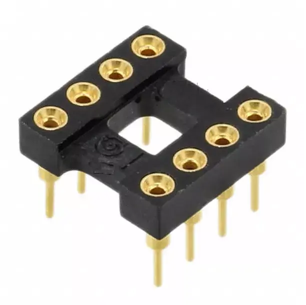 Saldi SparkoS DIP-Socket Riser with circular machined pins