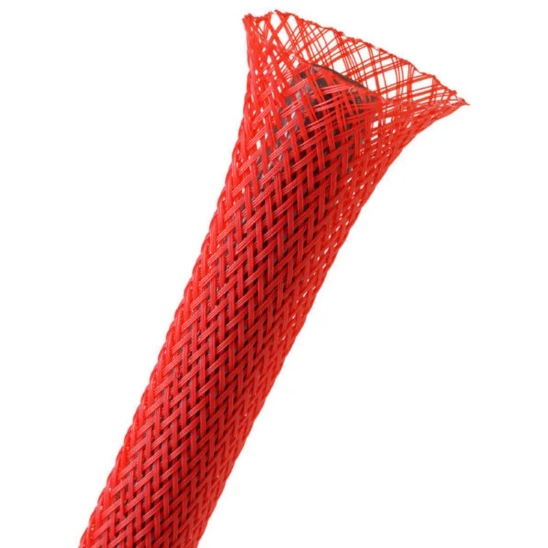 Ultime Pezzi Techflex 9,5 mm Expandable Sleeving 7,5 meter Red