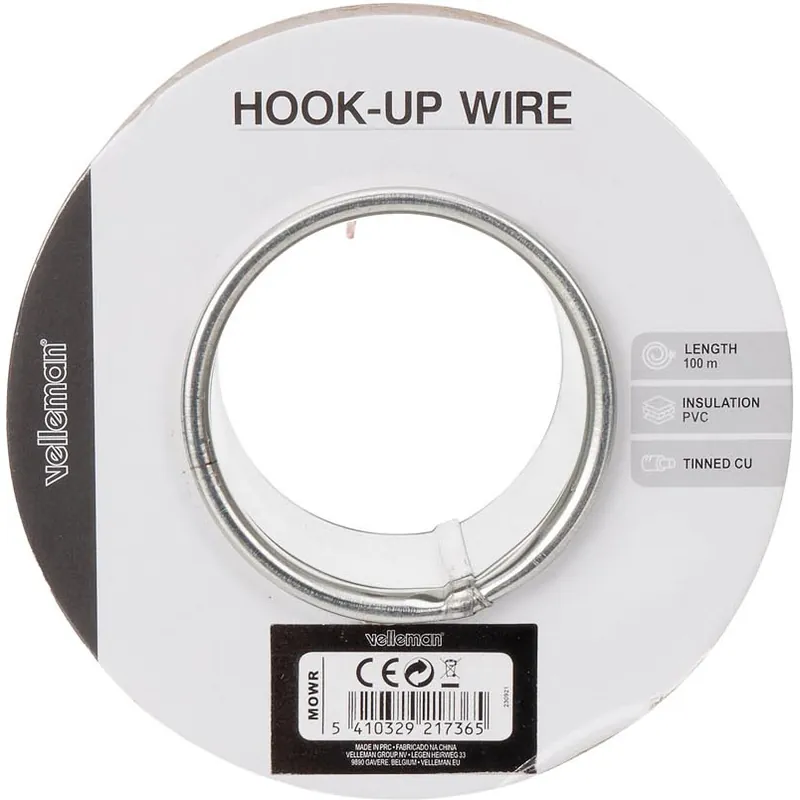 MOWMR Full Core Hook-up Wire Red per meter Spedito Oggi