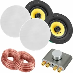 Compra Online Pronomic CLS-880 WH Diffusore da Incasso High-End a 2 Vie in Tessuto 320 Watt con Set Bluetooth