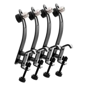 Ultime Pezzi Pronomic DMK-10 Morsetto Microfono Batteria Set 4 Pezzi