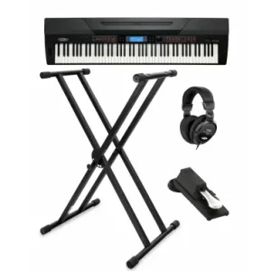 Classic Cantabile SP-250 BK Stagepiano nero Set incl. supporto, cuffie e pedale Ultime Pezzi
