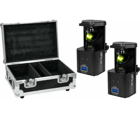 Offerta Set Eurolite 2x LED TSL-350 Scan COB con Flightcase