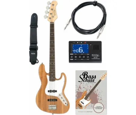 Affare Rocktile Pro JB-30PR Ashwood E-Bass Natur Set