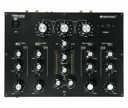 Omnitronic TRM-402 Mixer Rotary 4 Canali Bestseller