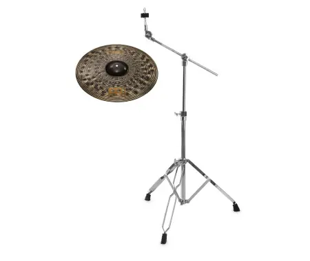 A Buon Prezzo Meinl Classics Custom Dark 20" Ride + Set Supporto Piatti A Braccio