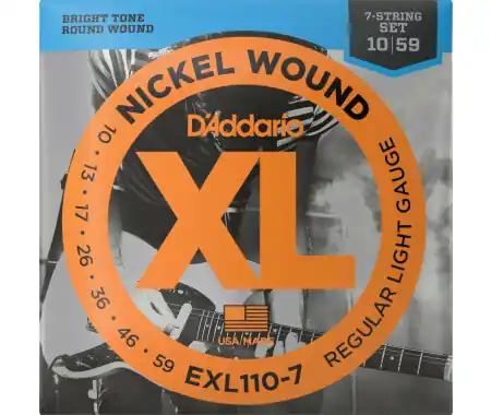 Spedizione Espresso D‘Addario EXL110-7 Regular Light 7-String