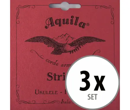 Aquila 89U Red Series Corde per Ukulele Baritono Set da 3 Saldi