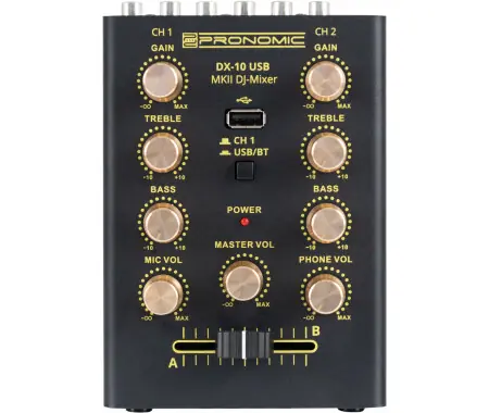 Pronomic DX-10 USB MKII DJ Mixer Vendita Finale
