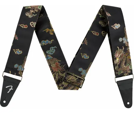 Fender Satin Dragon Strap Black Must-Have