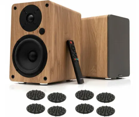 Soddisfatti O Rimborsati Vulkkano A5 ARC Casse Attive Marroni Set Oehlbach