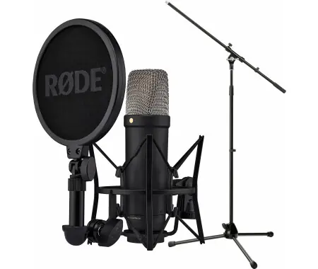 A Buon Prezzo Rode NT1 5th Generation Black Stativ Set