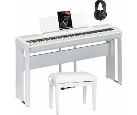 Yamaha P-525B Stage Piano bianco Set completo Non Perdere