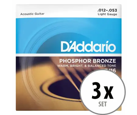 D‘Addario EJ16 Light 3x Set Scelto Dai Clienti