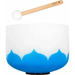 Sela SECLU10G Ciotola Sonora di Cristallo Lotus 10" Nota G (432 Hz) Blu Miglior Prezzo
