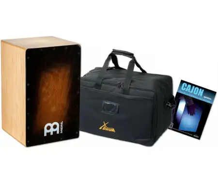 Direttamente Dal Produttore Meinl Percussion Snarecraft Series Snare Cajon 100 Special Edition Brown Burst Set