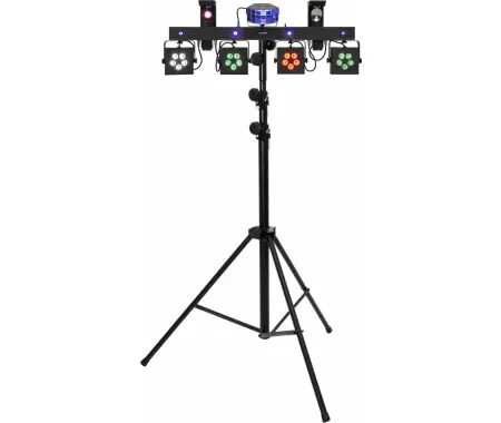 Professionale Set Luci Compatto Eurolite LED KLS Scan Pro Next FX con Statív