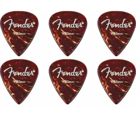 Fender Aero Acrylic Picks Thin Confezione Da 6 Quantità Limitata