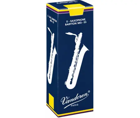 Vandoren Classic Blu Sassofono Baritono (2) Confezione Da 5 Ultime Pezzi