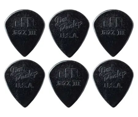 Promozione Dunlop Stiffo Jazz III Picks 1,38 mm Player‘s Pack 6 Pezzi