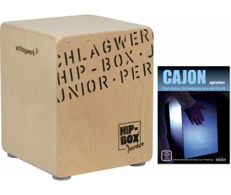 Di Tendenza Schlagwerk CP401 Hip Box Junior Cajon Set incl. Scuola di Cajon