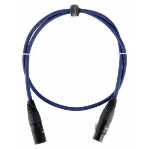 Solo Oggi Pronomic Stage DMX3-1 Cavo DMX 1m blu con contatti dorati