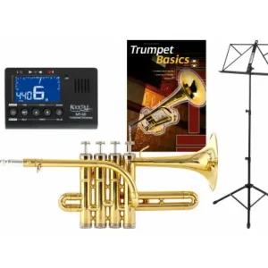 Classic Cantabile Brass PT-196 Tromba Piccola in Sib Set Economico
