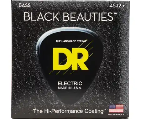 Spedito Oggi DR Strings Black Beauties Bass BKB5-45 Medium 45-125