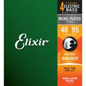 Compra Oggi Stesso Elixir 14002 Basso Elettrico Nanoweb Long Scale Super Light