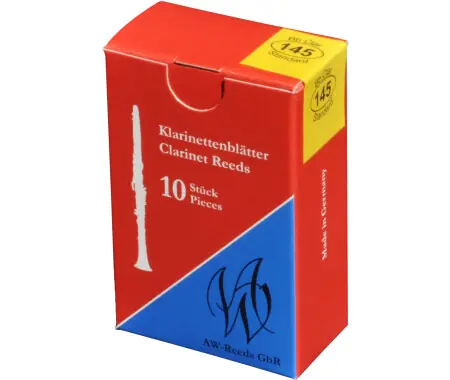 Promozione Esclusiva AW Woodwinds 145 Ance per Clarinetto Tedesco (2,5) Confezione da 10