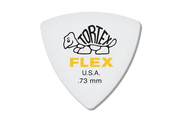 Dunlop 456R.73 Tortex Flex Triangle .73 mm Bag/72 Novità
