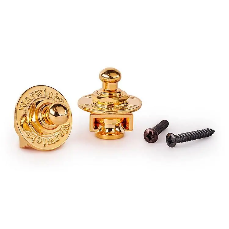 WARWICK 30316SG S-SECURITY LOCK (STRAP-LOCKS) - BLOCCATRACOLLA COLORE ORO Soddisfatti O Rimborsati