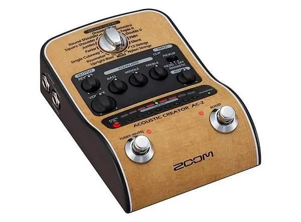 Zoom AC-2 Acoustic Creator - DI e pedale per chitarra acustica Scelto Dai Clienti