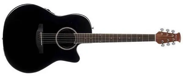 Nuova Collezione Applause by Ovation AB 24 II-5 Black - chitarra elettroacustica
