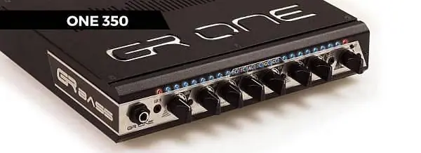 Promozione Esclusiva GR Bass ONE 350 BLK - testata per basso 350W