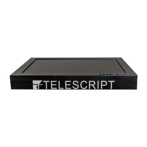 Telescript 17×2+Cs 17″ 1000 NIT High Brightness Display for Public Speaking Téléprompteur motorisé – set de 2 avec flight case Ordina Subito