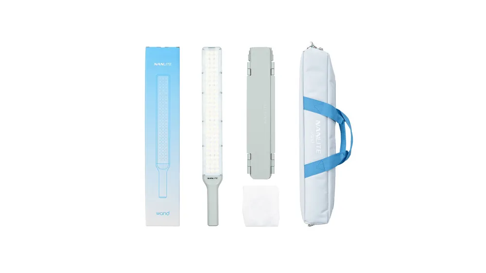 Nanlite Wand LED Luz portátil a todo color Azul menta Offerta Limitata