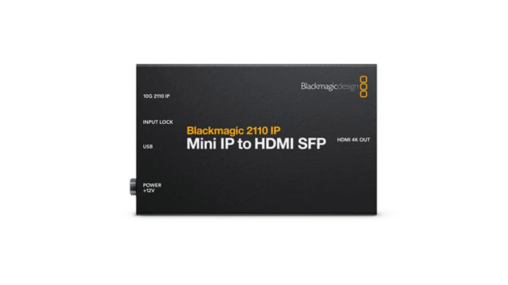 Più Venduto Blackmagic 2110 IP Mini to HDMI SFP – convertisseur vidéo