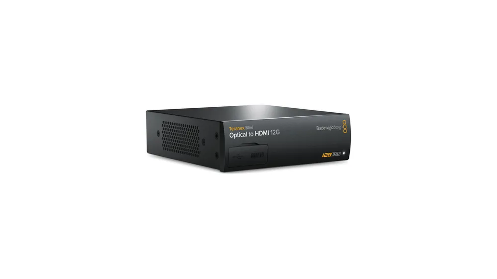 Solo Oggi Teranex Mini convertisseur fibre optique vers HDMI 12G pour le Broadcast et la production en direct