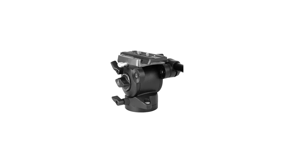 E-image 630FH Fluid-Videokopf mit flacher Basis für Schieberegler und Stative Promozione Esclusiva