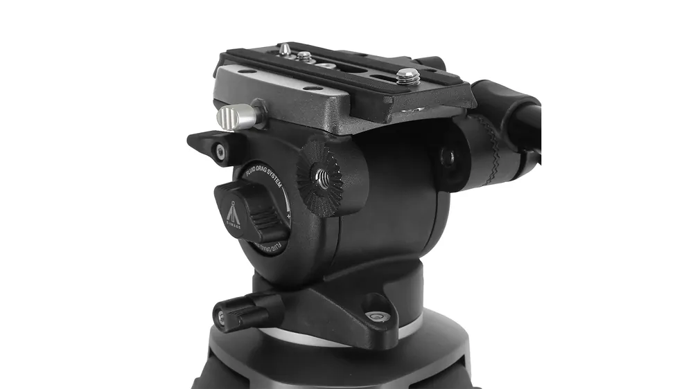 Tête vidéo fluide E-image EH630 pour dollies, sliders et trépieds Prezzo Scontato