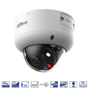 Dahua Dome IP 8MP 2.7-13.5mm with AI WizSense – video surveillance camera IPC-HDBW3849R1-ZAS-PV Offerta Lampo