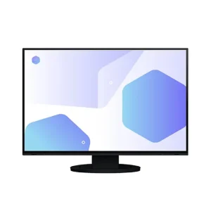 Eizo FlexScan EV2485 24″ monitor with USB-C, DisplayPort and HDMI for office – black Popolare