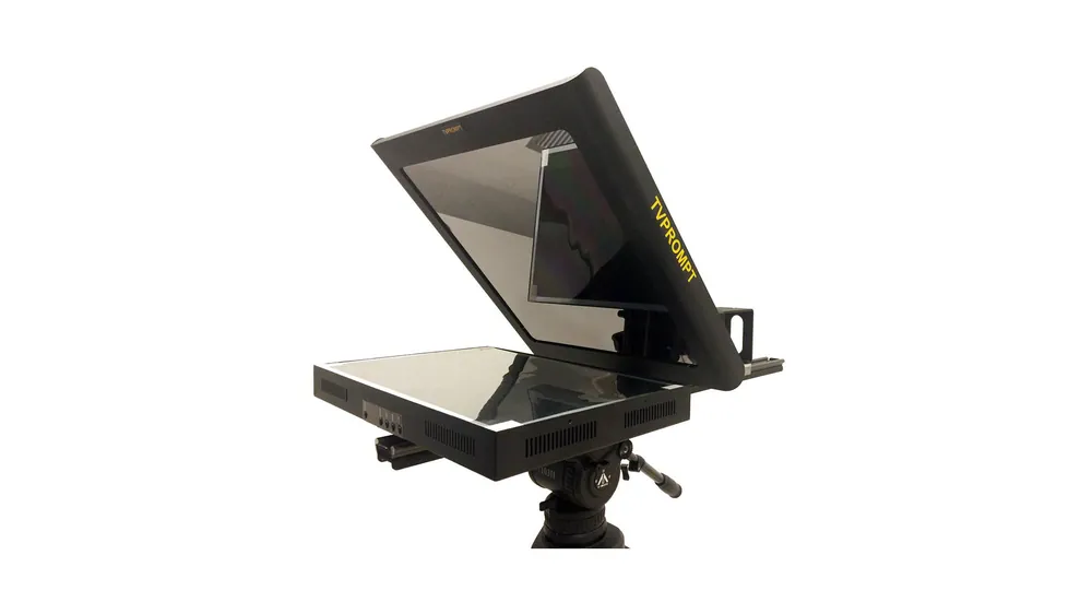TVPrompt Studio 22MHB1 high brightness HB 1000nit teleprompter with 22’ auto-reverse monitor for small to mid-sizes cameras Ultime Pezzi