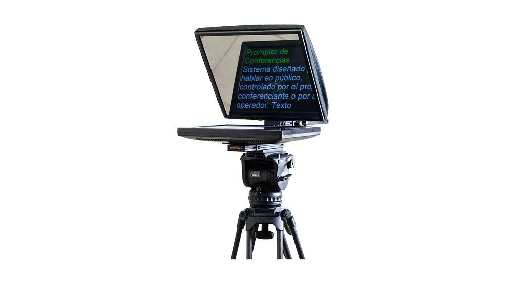 Teleprompter TVPrompt Light LE15M a luminosità standard con monitor auto-reverse da 15” per fotocamere medio-piccole Offerta Lampo