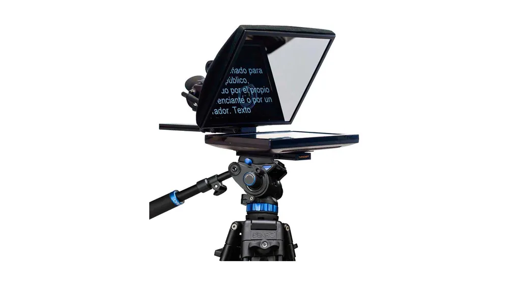 Di Tendenza TVPrompt Light LE17M-HB1 High Bright 1000nit teleprompter with 17″ auto-reverse monitor for small to mid-sizes cameras